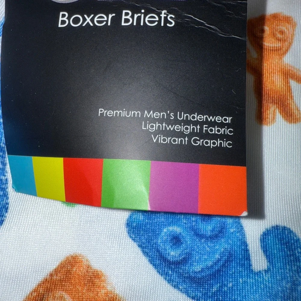 ODD Sour Patch Kids Boxer Briefs Men's XL White Multi Color‎ Candy Graphic